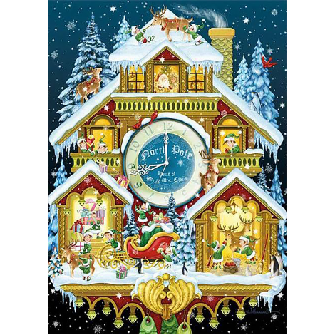 Christmas Clock (50 x 70 actual picture size)