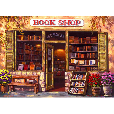 The Old Bookshop (50 x 70 actual picture size)