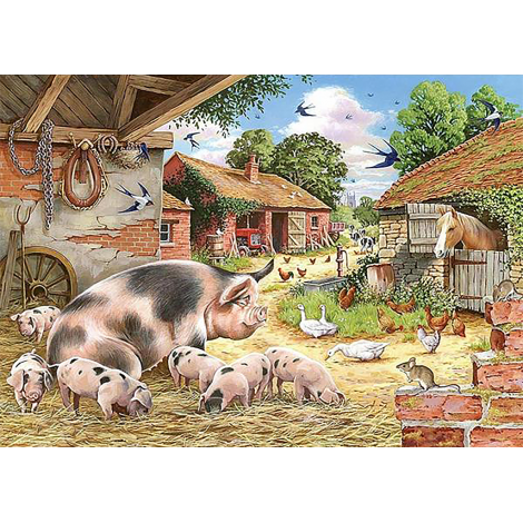 The Farmyard (50 x 70 actual picture size)