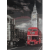 The Big Red Bus (50 x 70 actual picture size)
