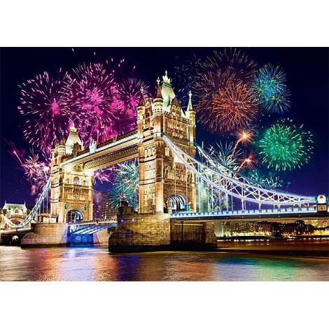 New Year In London (50 x 70 actual picture size)