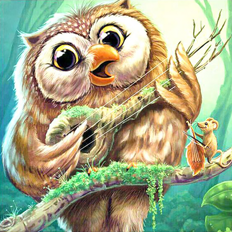 Musical Owl (50 x 50...