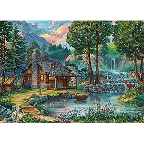Mountain Lodge (50 x 70)