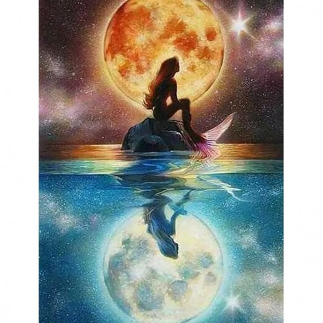 Mermaid Resting 50 x 66 actual picture size)