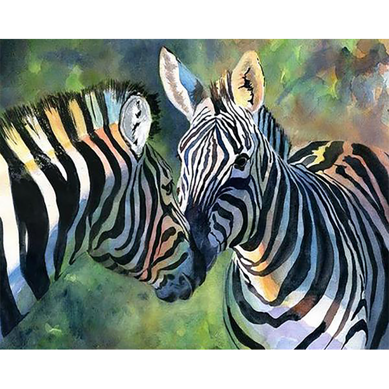 Loving Zebras (40 x ...