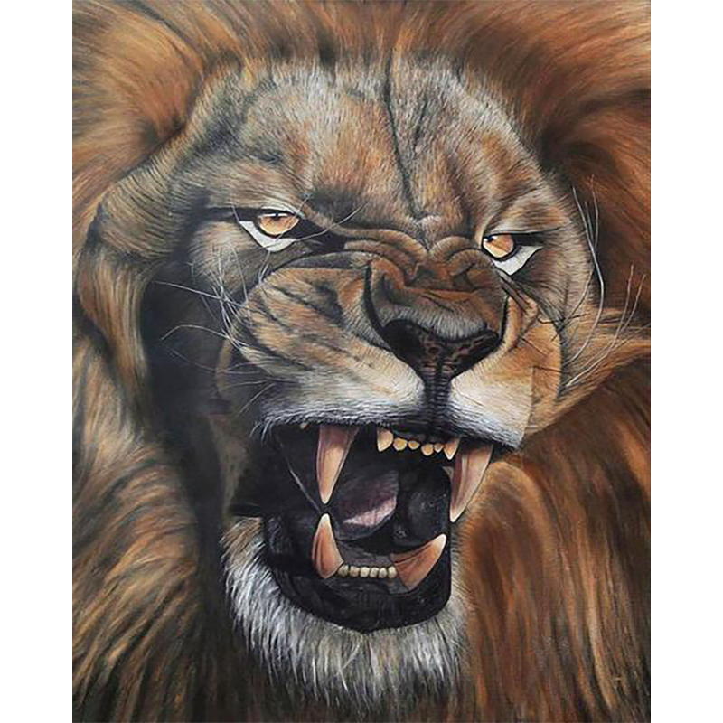 Lion Face (40 x 50 a...
