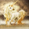 Gold Unicorn ( 40 X 40)