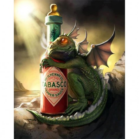 Red Hot Dragon (40 x 50 actual picture size)