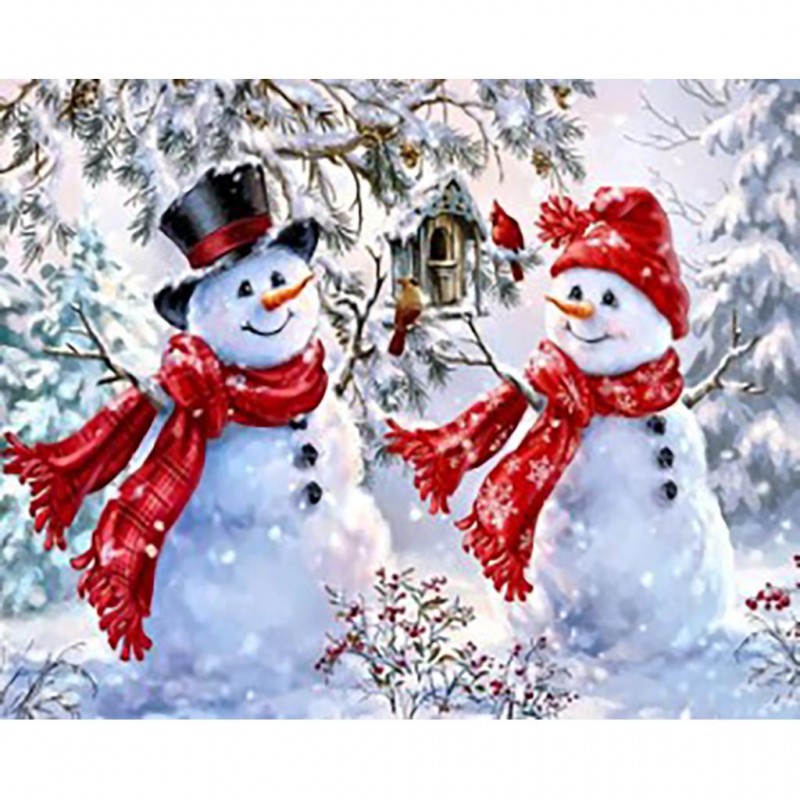 Snowmen (50 x 63 pic...