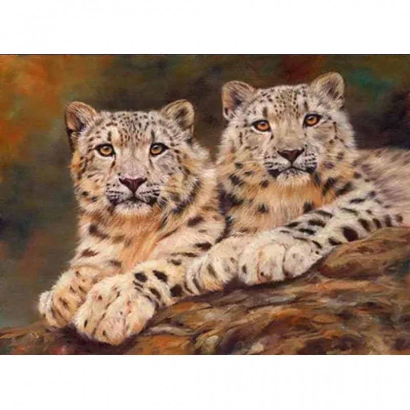 Leopard Cubs 40 x 30...
