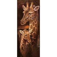 Giraffe 2 (20 x 50 actual...