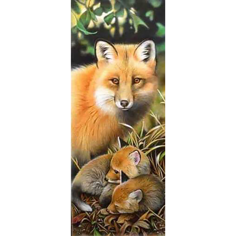 Fox Family (20 x 50 ...