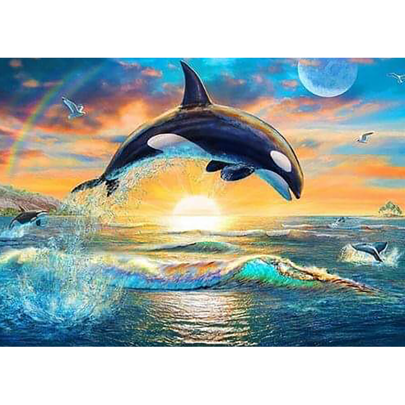 Whales (50 x 70 actu...