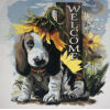 Welcome Puppy (50 x 50 actual picture size)