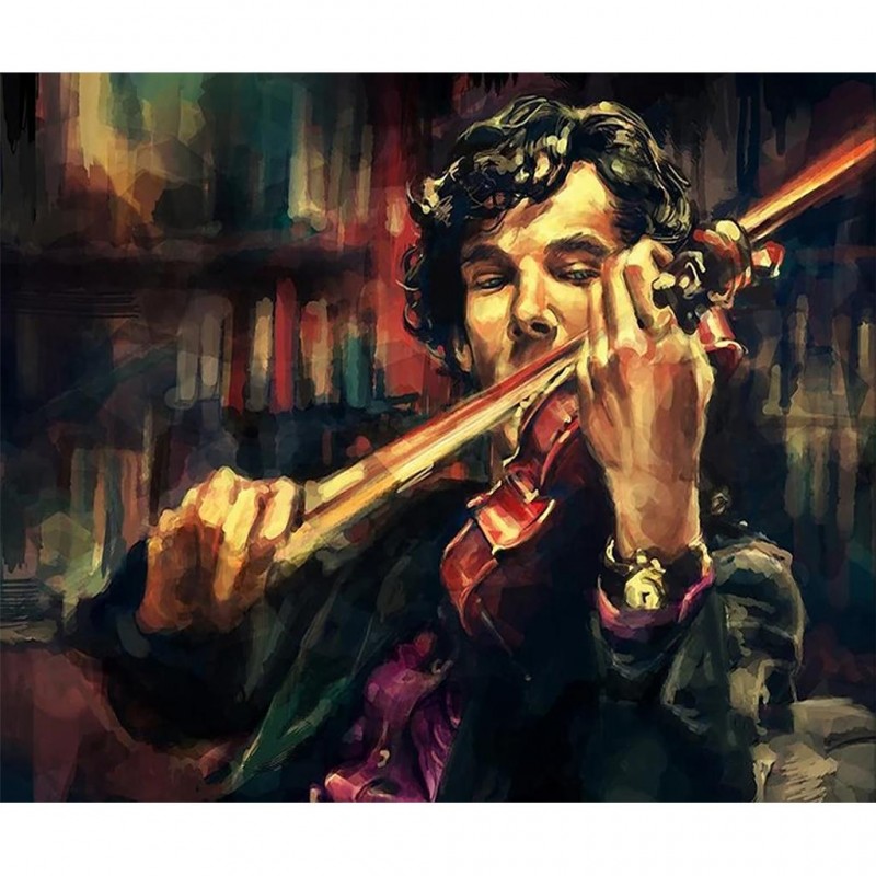 Violin Man (50 x 60 actua...