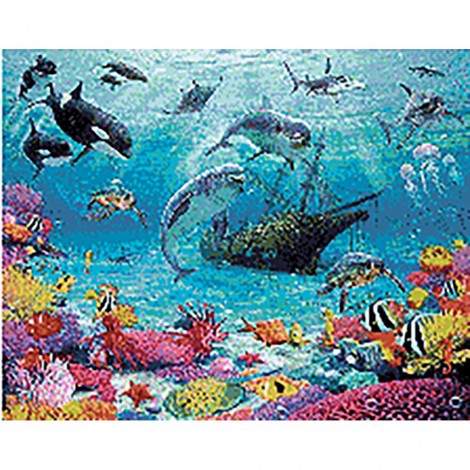 Under water 50 x 63 picture size