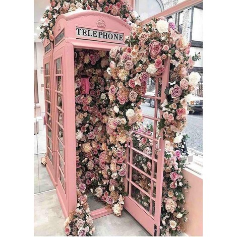 The Pink Phone Box (50 x 70)