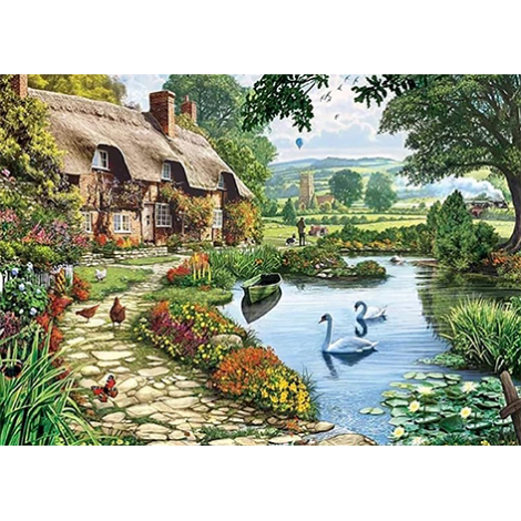 Thatched Cottage (50 x 70)