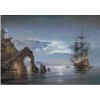 Ship In The Bay 58 x 40 picture size