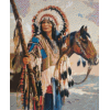 Red Indian (40 x 50 actual picture size)