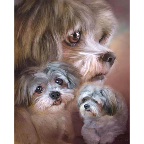 Puppy Love (40 x 50 actual picture size)