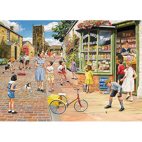 Playing In The Street (50 x 70)