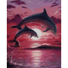 Pink Dolphin (40 x 50 actual picture size)