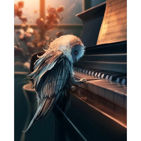 Piano Bird (40 x 50 actual picture size )