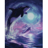 Jumping Whales (40 x 50 actual picture size)