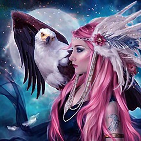 Indian Eagle ( 50 x 50 picture size )