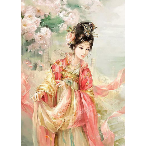 Geisha Girl 7 (50 x 70 actual picture size)
