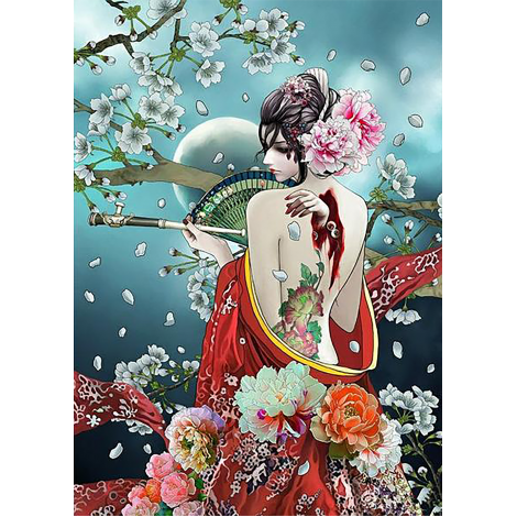 Geisha Girl 4 (50 x 70 actual picture size)