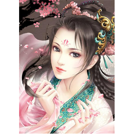 Geisha Girl 3 (50 x 70 actual picture size)