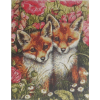 Fox Cubs (39 x 50 actual picture size)