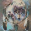 Dream Catcher Wolf (50 x 50)