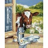 Cow In The Window (40 x 50)