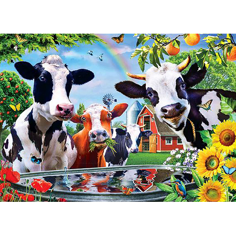 Cow Farm (50 x 70 actual picture size)