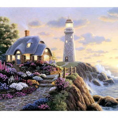 Cottage By The Sea 57 x 50 picture size