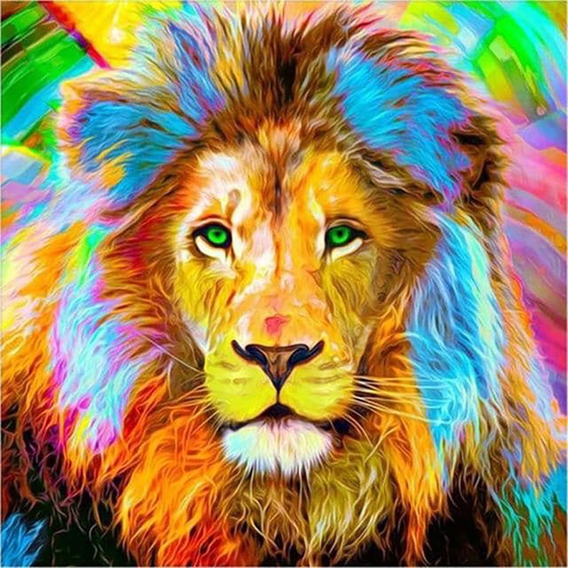 Colourful Lion (50 x...