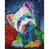 Colourful Dog 6 (40 x 50)