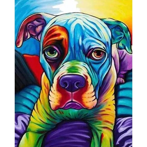 Colourful Dog 7 (40 x 50)
