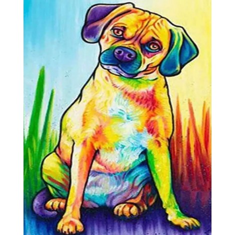 Colourful Dog 8 (40 x 50)