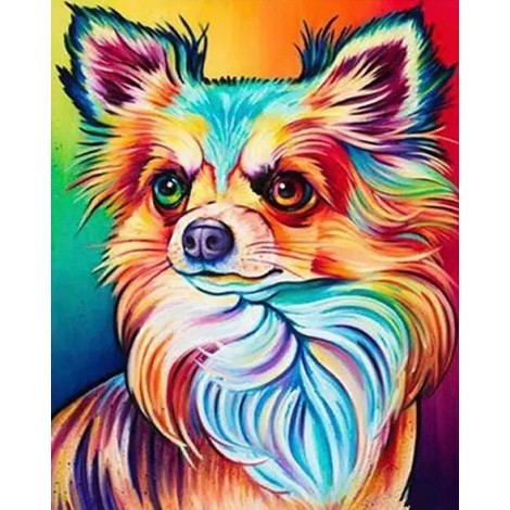 Colourful Dog 3 (40 x 50)