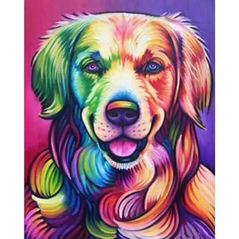 Colourful Dog (40 x ...