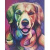 Colourful Dog (40 x 50)