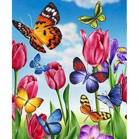 Butterfly World 40 x 50 (actual picture size)