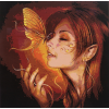 Butterfly Girl (50 x 50 actual picture size)