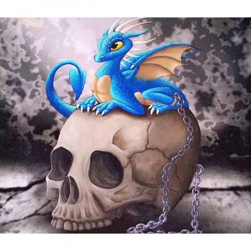 Blue Dragon (43 x 50...