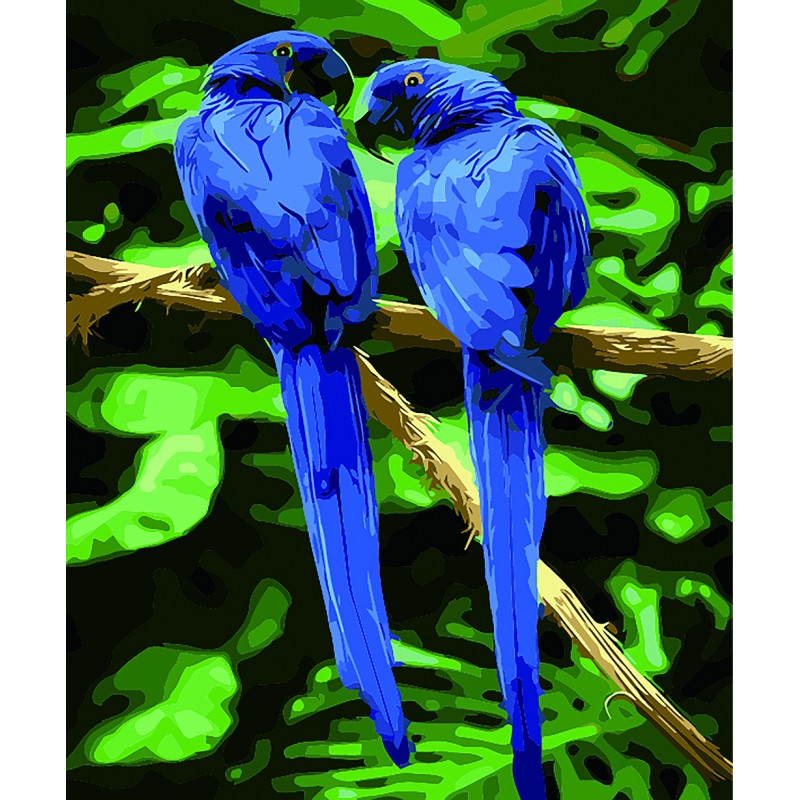 Blue Parrots (50 x 6...
