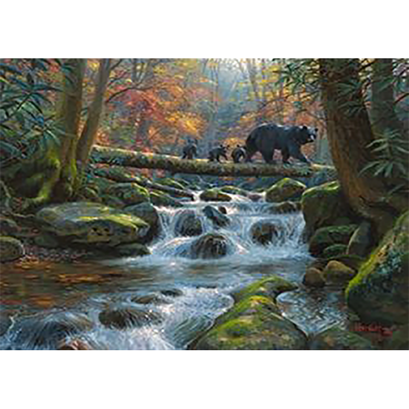 Bear Family (50 x 70...